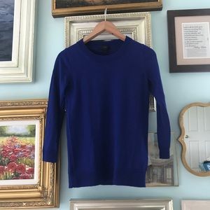 Royal blue J. Crew Tippi sweater